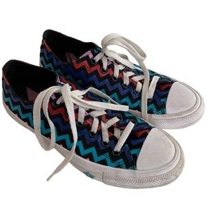 Converse All Stars  chevron print sneaker